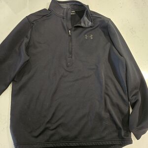 Under Armour Men's Black Half-Zip Performance Pullover